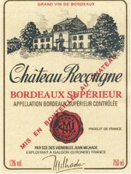 Chteau Recougne - Bordeaux Suprieur 2019