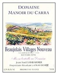 Domaine Manoir du Carra - Beaujolais-Villages Nouveau 2023