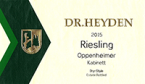Dr. Heyden - Oppenheimer Riesling Kabinett 2021