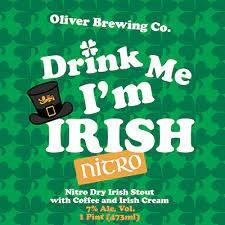 Oliver Brewing Co - Drink I'm Irish Nitro 4pk